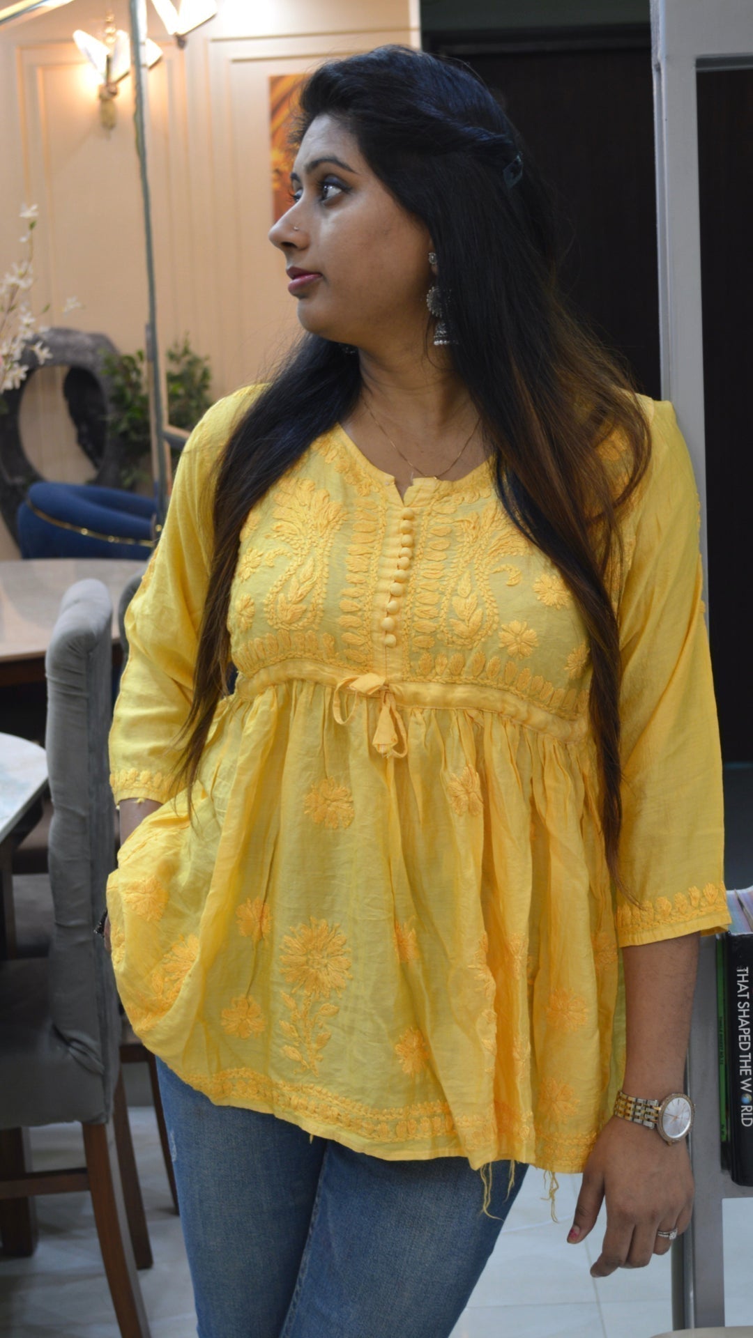 Silk Short Kurti