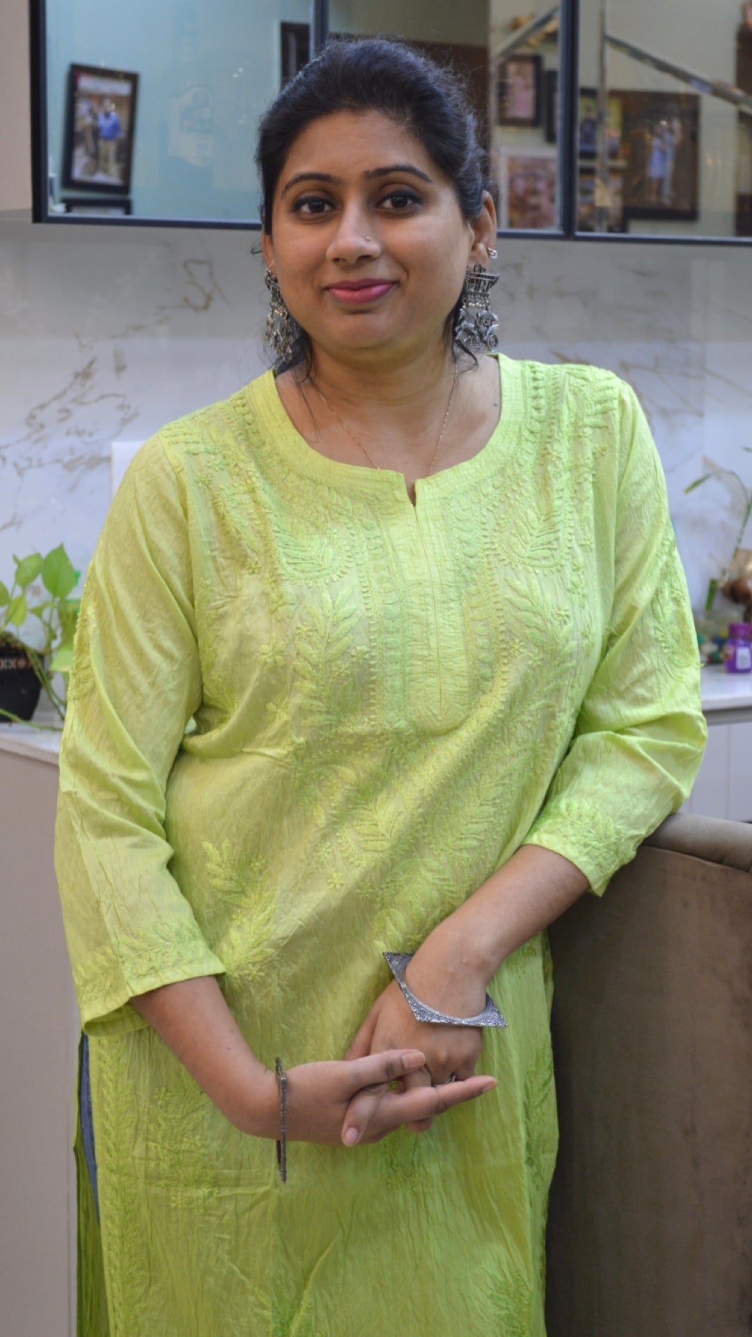 Chikankari Embroidary kurti