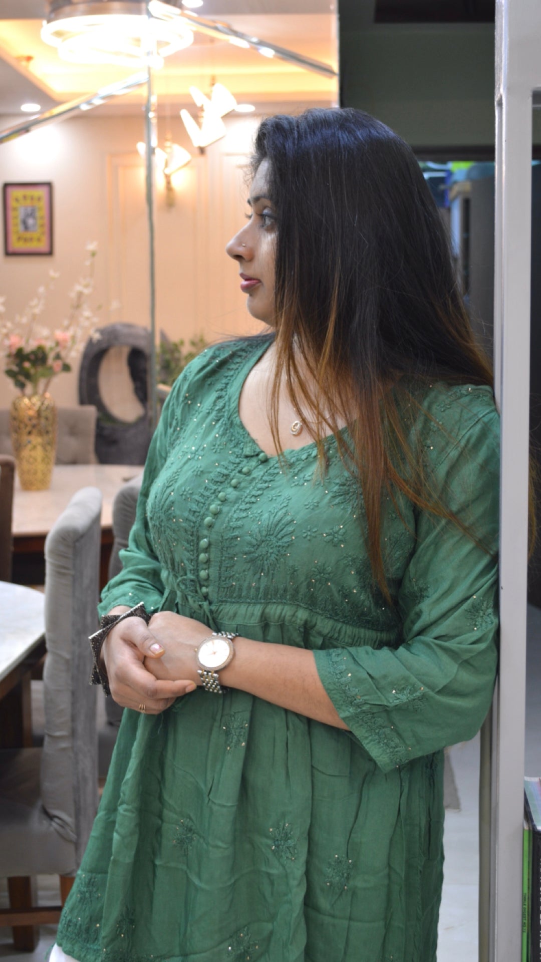 Silk Short Kurti