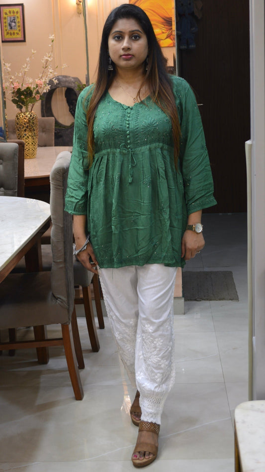 Silk Short Kurti