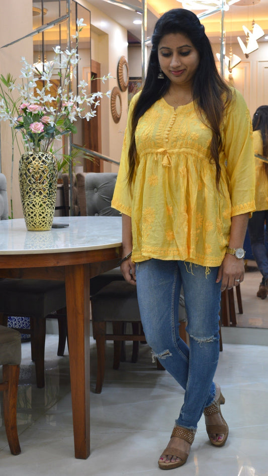 Silk Short Kurti