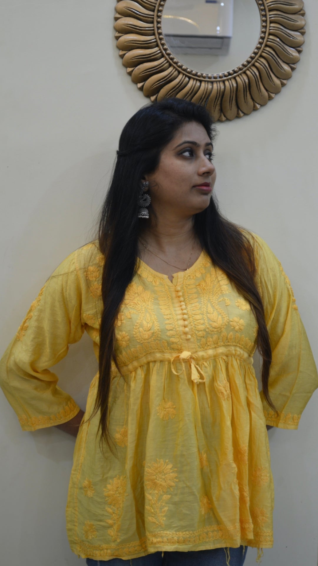 Silk Short Kurti