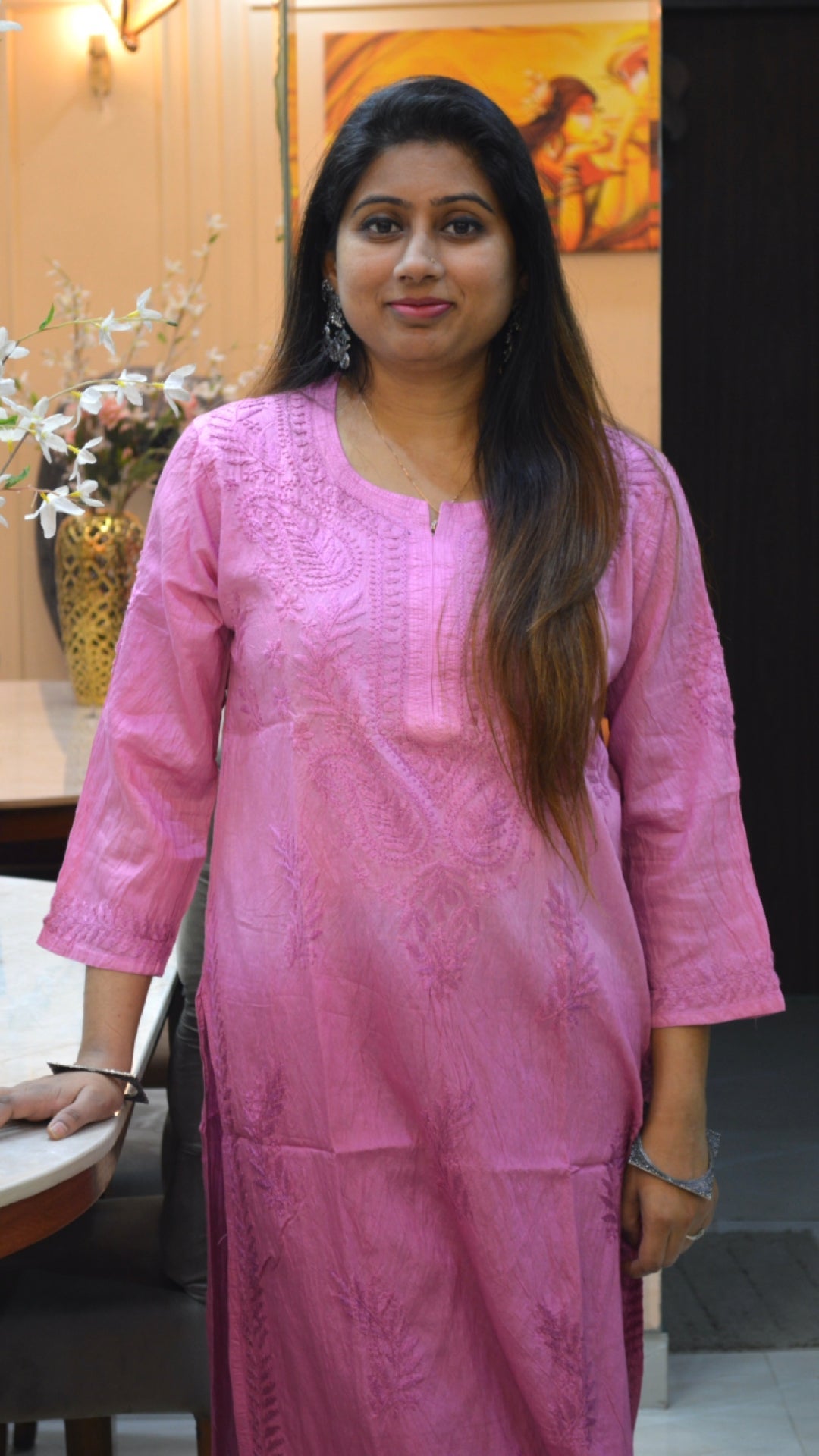 Chikankari Embroidary kurti